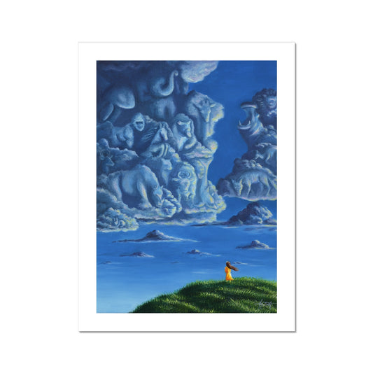 Cloud Gazing Rolled Canvas